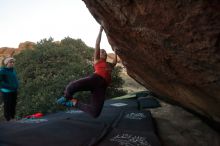 Bouldering in Hueco Tanks on 12/19/2019 with Blue Lizard Climbing and Yoga

Filename: SRM_20191219_1812157.jpg
Aperture: f/3.5
Shutter Speed: 1/250
Body: Canon EOS-1D Mark II
Lens: Canon EF 16-35mm f/2.8 L