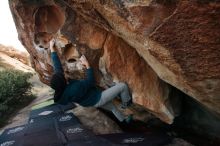 Bouldering in Hueco Tanks on 12/19/2019 with Blue Lizard Climbing and Yoga

Filename: SRM_20191219_1813400.jpg
Aperture: f/2.8
Shutter Speed: 1/250
Body: Canon EOS-1D Mark II
Lens: Canon EF 16-35mm f/2.8 L