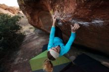 Bouldering in Hueco Tanks on 12/19/2019 with Blue Lizard Climbing and Yoga

Filename: SRM_20191219_1817040.jpg
Aperture: f/2.8
Shutter Speed: 1/250
Body: Canon EOS-1D Mark II
Lens: Canon EF 16-35mm f/2.8 L