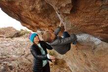 Bouldering in Hueco Tanks on 12/23/2019 with Blue Lizard Climbing and Yoga

Filename: SRM_20191223_1001040.jpg
Aperture: f/5.0
Shutter Speed: 1/250
Body: Canon EOS-1D Mark II
Lens: Canon EF 16-35mm f/2.8 L