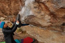 Bouldering in Hueco Tanks on 12/23/2019 with Blue Lizard Climbing and Yoga

Filename: SRM_20191223_1001560.jpg
Aperture: f/6.3
Shutter Speed: 1/250
Body: Canon EOS-1D Mark II
Lens: Canon EF 16-35mm f/2.8 L