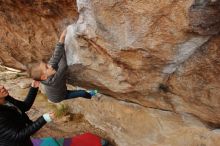 Bouldering in Hueco Tanks on 12/23/2019 with Blue Lizard Climbing and Yoga

Filename: SRM_20191223_1002100.jpg
Aperture: f/5.6
Shutter Speed: 1/250
Body: Canon EOS-1D Mark II
Lens: Canon EF 16-35mm f/2.8 L