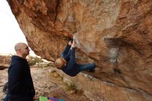 Bouldering in Hueco Tanks on 12/23/2019 with Blue Lizard Climbing and Yoga

Filename: SRM_20191223_1004360.jpg
Aperture: f/7.1
Shutter Speed: 1/250
Body: Canon EOS-1D Mark II
Lens: Canon EF 16-35mm f/2.8 L