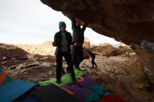 Bouldering in Hueco Tanks on 12/23/2019 with Blue Lizard Climbing and Yoga

Filename: SRM_20191223_1009180.jpg
Aperture: f/5.6
Shutter Speed: 1/800
Body: Canon EOS-1D Mark II
Lens: Canon EF 16-35mm f/2.8 L