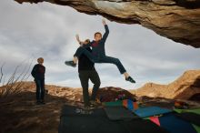 Bouldering in Hueco Tanks on 12/23/2019 with Blue Lizard Climbing and Yoga

Filename: SRM_20191223_1014170.jpg
Aperture: f/8.0
Shutter Speed: 1/250
Body: Canon EOS-1D Mark II
Lens: Canon EF 16-35mm f/2.8 L