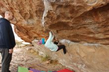 Bouldering in Hueco Tanks on 12/23/2019 with Blue Lizard Climbing and Yoga

Filename: SRM_20191223_1025140.jpg
Aperture: f/5.0
Shutter Speed: 1/250
Body: Canon EOS-1D Mark II
Lens: Canon EF 16-35mm f/2.8 L