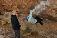 Bouldering in Hueco Tanks on 12/23/2019 with Blue Lizard Climbing and Yoga

Filename: SRM_20191223_1028580.jpg
Aperture: f/4.5
Shutter Speed: 1/500
Body: Canon EOS-1D Mark II
Lens: Canon EF 50mm f/1.8 II