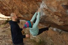 Bouldering in Hueco Tanks on 12/23/2019 with Blue Lizard Climbing and Yoga

Filename: SRM_20191223_1029230.jpg
Aperture: f/4.5
Shutter Speed: 1/500
Body: Canon EOS-1D Mark II
Lens: Canon EF 50mm f/1.8 II
