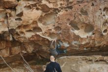 Bouldering in Hueco Tanks on 12/23/2019 with Blue Lizard Climbing and Yoga

Filename: SRM_20191223_1045480.jpg
Aperture: f/4.5
Shutter Speed: 1/500
Body: Canon EOS-1D Mark II
Lens: Canon EF 50mm f/1.8 II