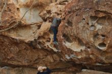 Bouldering in Hueco Tanks on 12/23/2019 with Blue Lizard Climbing and Yoga

Filename: SRM_20191223_1046240.jpg
Aperture: f/5.0
Shutter Speed: 1/500
Body: Canon EOS-1D Mark II
Lens: Canon EF 50mm f/1.8 II