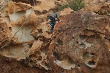 Bouldering in Hueco Tanks on 12/23/2019 with Blue Lizard Climbing and Yoga

Filename: SRM_20191223_1046350.jpg
Aperture: f/5.6
Shutter Speed: 1/500
Body: Canon EOS-1D Mark II
Lens: Canon EF 50mm f/1.8 II