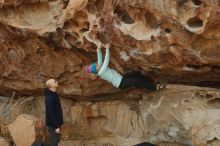 Bouldering in Hueco Tanks on 12/23/2019 with Blue Lizard Climbing and Yoga

Filename: SRM_20191223_1048250.jpg
Aperture: f/5.0
Shutter Speed: 1/500
Body: Canon EOS-1D Mark II
Lens: Canon EF 50mm f/1.8 II