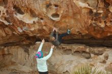 Bouldering in Hueco Tanks on 12/23/2019 with Blue Lizard Climbing and Yoga

Filename: SRM_20191223_1052560.jpg
Aperture: f/5.0
Shutter Speed: 1/500
Body: Canon EOS-1D Mark II
Lens: Canon EF 50mm f/1.8 II