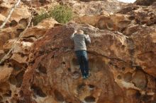Bouldering in Hueco Tanks on 12/23/2019 with Blue Lizard Climbing and Yoga