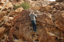 Bouldering in Hueco Tanks on 12/23/2019 with Blue Lizard Climbing and Yoga

Filename: SRM_20191223_1053360.jpg
Aperture: f/6.3
Shutter Speed: 1/500
Body: Canon EOS-1D Mark II
Lens: Canon EF 50mm f/1.8 II