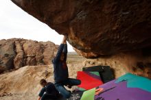 Bouldering in Hueco Tanks on 12/23/2019 with Blue Lizard Climbing and Yoga

Filename: SRM_20191223_1116150.jpg
Aperture: f/5.6
Shutter Speed: 1/400
Body: Canon EOS-1D Mark II
Lens: Canon EF 16-35mm f/2.8 L