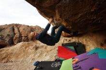 Bouldering in Hueco Tanks on 12/23/2019 with Blue Lizard Climbing and Yoga

Filename: SRM_20191223_1116510.jpg
Aperture: f/5.6
Shutter Speed: 1/400
Body: Canon EOS-1D Mark II
Lens: Canon EF 16-35mm f/2.8 L