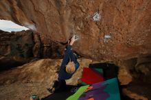 Bouldering in Hueco Tanks on 12/23/2019 with Blue Lizard Climbing and Yoga

Filename: SRM_20191223_1118130.jpg
Aperture: f/8.0
Shutter Speed: 1/250
Body: Canon EOS-1D Mark II
Lens: Canon EF 16-35mm f/2.8 L