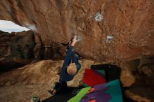 Bouldering in Hueco Tanks on 12/23/2019 with Blue Lizard Climbing and Yoga

Filename: SRM_20191223_1118130.jpg
Aperture: f/8.0
Shutter Speed: 1/250
Body: Canon EOS-1D Mark II
Lens: Canon EF 16-35mm f/2.8 L