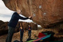 Bouldering in Hueco Tanks on 12/23/2019 with Blue Lizard Climbing and Yoga

Filename: SRM_20191223_1118400.jpg
Aperture: f/8.0
Shutter Speed: 1/250
Body: Canon EOS-1D Mark II
Lens: Canon EF 16-35mm f/2.8 L