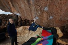 Bouldering in Hueco Tanks on 12/23/2019 with Blue Lizard Climbing and Yoga

Filename: SRM_20191223_1120470.jpg
Aperture: f/5.6
Shutter Speed: 1/250
Body: Canon EOS-1D Mark II
Lens: Canon EF 16-35mm f/2.8 L