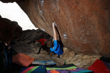 Bouldering in Hueco Tanks on 12/23/2019 with Blue Lizard Climbing and Yoga

Filename: SRM_20191223_1125020.jpg
Aperture: f/8.0
Shutter Speed: 1/320
Body: Canon EOS-1D Mark II
Lens: Canon EF 16-35mm f/2.8 L