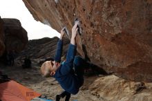 Bouldering in Hueco Tanks on 12/23/2019 with Blue Lizard Climbing and Yoga

Filename: SRM_20191223_1126160.jpg
Aperture: f/8.0
Shutter Speed: 1/250
Body: Canon EOS-1D Mark II
Lens: Canon EF 16-35mm f/2.8 L