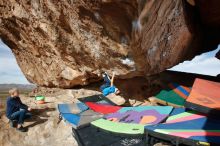 Bouldering in Hueco Tanks on 12/23/2019 with Blue Lizard Climbing and Yoga

Filename: SRM_20191223_1136110.jpg
Aperture: f/8.0
Shutter Speed: 1/250
Body: Canon EOS-1D Mark II
Lens: Canon EF 16-35mm f/2.8 L