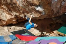 Bouldering in Hueco Tanks on 12/23/2019 with Blue Lizard Climbing and Yoga

Filename: SRM_20191223_1138420.jpg
Aperture: f/8.0
Shutter Speed: 1/250
Body: Canon EOS-1D Mark II
Lens: Canon EF 16-35mm f/2.8 L
