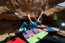 Bouldering in Hueco Tanks on 12/23/2019 with Blue Lizard Climbing and Yoga

Filename: SRM_20191223_1150080.jpg
Aperture: f/8.0
Shutter Speed: 1/250
Body: Canon EOS-1D Mark II
Lens: Canon EF 16-35mm f/2.8 L