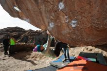Bouldering in Hueco Tanks on 12/23/2019 with Blue Lizard Climbing and Yoga

Filename: SRM_20191223_1154230.jpg
Aperture: f/8.0
Shutter Speed: 1/250
Body: Canon EOS-1D Mark II
Lens: Canon EF 16-35mm f/2.8 L