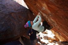 Bouldering in Hueco Tanks on 12/23/2019 with Blue Lizard Climbing and Yoga

Filename: SRM_20191223_1301170.jpg
Aperture: f/5.6
Shutter Speed: 1/250
Body: Canon EOS-1D Mark II
Lens: Canon EF 16-35mm f/2.8 L
