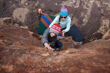 Bouldering in Hueco Tanks on 12/23/2019 with Blue Lizard Climbing and Yoga

Filename: SRM_20191223_1421090.jpg
Aperture: f/6.3
Shutter Speed: 1/250
Body: Canon EOS-1D Mark II
Lens: Canon EF 16-35mm f/2.8 L