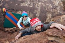 Bouldering in Hueco Tanks on 12/23/2019 with Blue Lizard Climbing and Yoga

Filename: SRM_20191223_1421570.jpg
Aperture: f/5.6
Shutter Speed: 1/250
Body: Canon EOS-1D Mark II
Lens: Canon EF 16-35mm f/2.8 L