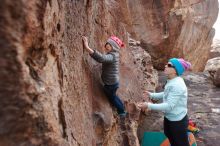 Bouldering in Hueco Tanks on 12/23/2019 with Blue Lizard Climbing and Yoga

Filename: SRM_20191223_1422590.jpg
Aperture: f/5.0
Shutter Speed: 1/250
Body: Canon EOS-1D Mark II
Lens: Canon EF 16-35mm f/2.8 L