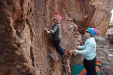 Bouldering in Hueco Tanks on 12/23/2019 with Blue Lizard Climbing and Yoga

Filename: SRM_20191223_1423000.jpg
Aperture: f/5.6
Shutter Speed: 1/250
Body: Canon EOS-1D Mark II
Lens: Canon EF 16-35mm f/2.8 L