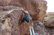 Bouldering in Hueco Tanks on 12/23/2019 with Blue Lizard Climbing and Yoga

Filename: SRM_20191223_1423390.jpg
Aperture: f/6.3
Shutter Speed: 1/250
Body: Canon EOS-1D Mark II
Lens: Canon EF 16-35mm f/2.8 L