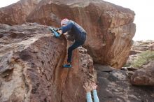 Bouldering in Hueco Tanks on 12/23/2019 with Blue Lizard Climbing and Yoga

Filename: SRM_20191223_1423401.jpg
Aperture: f/7.1
Shutter Speed: 1/250
Body: Canon EOS-1D Mark II
Lens: Canon EF 16-35mm f/2.8 L