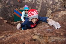 Bouldering in Hueco Tanks on 12/23/2019 with Blue Lizard Climbing and Yoga

Filename: SRM_20191223_1425401.jpg
Aperture: f/7.1
Shutter Speed: 1/250
Body: Canon EOS-1D Mark II
Lens: Canon EF 16-35mm f/2.8 L