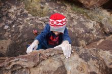 Bouldering in Hueco Tanks on 12/23/2019 with Blue Lizard Climbing and Yoga

Filename: SRM_20191223_1425462.jpg
Aperture: f/7.1
Shutter Speed: 1/250
Body: Canon EOS-1D Mark II
Lens: Canon EF 16-35mm f/2.8 L