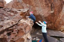 Bouldering in Hueco Tanks on 12/23/2019 with Blue Lizard Climbing and Yoga

Filename: SRM_20191223_1431140.jpg
Aperture: f/5.0
Shutter Speed: 1/250
Body: Canon EOS-1D Mark II
Lens: Canon EF 16-35mm f/2.8 L