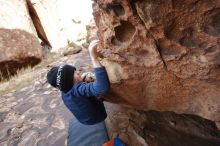 Bouldering in Hueco Tanks on 12/23/2019 with Blue Lizard Climbing and Yoga

Filename: SRM_20191223_1432350.jpg
Aperture: f/4.5
Shutter Speed: 1/250
Body: Canon EOS-1D Mark II
Lens: Canon EF 16-35mm f/2.8 L