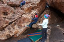 Bouldering in Hueco Tanks on 12/23/2019 with Blue Lizard Climbing and Yoga

Filename: SRM_20191223_1433560.jpg
Aperture: f/5.6
Shutter Speed: 1/250
Body: Canon EOS-1D Mark II
Lens: Canon EF 16-35mm f/2.8 L