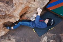 Bouldering in Hueco Tanks on 12/23/2019 with Blue Lizard Climbing and Yoga

Filename: SRM_20191223_1436390.jpg
Aperture: f/4.5
Shutter Speed: 1/250
Body: Canon EOS-1D Mark II
Lens: Canon EF 16-35mm f/2.8 L