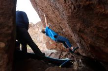 Bouldering in Hueco Tanks on 12/23/2019 with Blue Lizard Climbing and Yoga

Filename: SRM_20191223_1438200.jpg
Aperture: f/5.0
Shutter Speed: 1/250
Body: Canon EOS-1D Mark II
Lens: Canon EF 16-35mm f/2.8 L