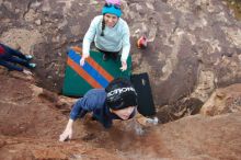 Bouldering in Hueco Tanks on 12/23/2019 with Blue Lizard Climbing and Yoga

Filename: SRM_20191223_1444080.jpg
Aperture: f/5.6
Shutter Speed: 1/250
Body: Canon EOS-1D Mark II
Lens: Canon EF 16-35mm f/2.8 L