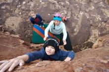 Bouldering in Hueco Tanks on 12/23/2019 with Blue Lizard Climbing and Yoga

Filename: SRM_20191223_1444450.jpg
Aperture: f/5.6
Shutter Speed: 1/250
Body: Canon EOS-1D Mark II
Lens: Canon EF 16-35mm f/2.8 L