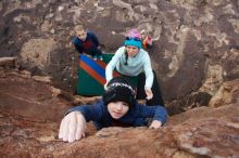 Bouldering in Hueco Tanks on 12/23/2019 with Blue Lizard Climbing and Yoga

Filename: SRM_20191223_1444470.jpg
Aperture: f/7.1
Shutter Speed: 1/250
Body: Canon EOS-1D Mark II
Lens: Canon EF 16-35mm f/2.8 L