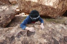 Bouldering in Hueco Tanks on 12/23/2019 with Blue Lizard Climbing and Yoga

Filename: SRM_20191223_1448450.jpg
Aperture: f/7.1
Shutter Speed: 1/250
Body: Canon EOS-1D Mark II
Lens: Canon EF 16-35mm f/2.8 L