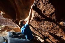 Bouldering in Hueco Tanks on 12/23/2019 with Blue Lizard Climbing and Yoga

Filename: SRM_20191223_1550041.jpg
Aperture: f/6.3
Shutter Speed: 1/250
Body: Canon EOS-1D Mark II
Lens: Canon EF 16-35mm f/2.8 L